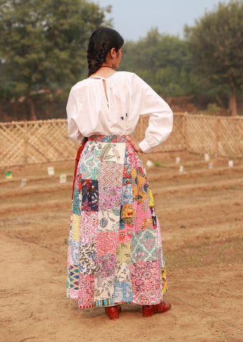 Irene Patchwork Skirt