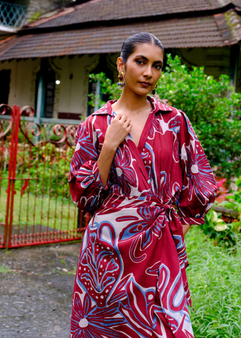 Myna Wrap Dress