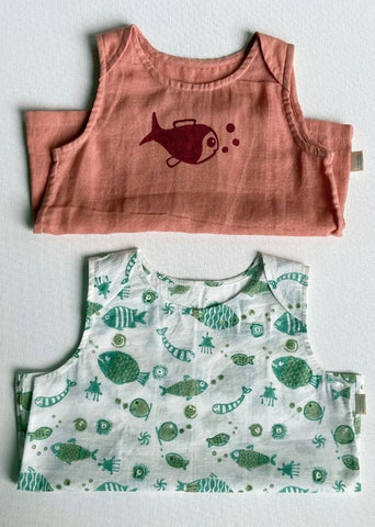 Unisex Organic Koi Jhabla Bag