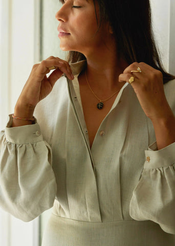 Sana- Italian Linen Dress