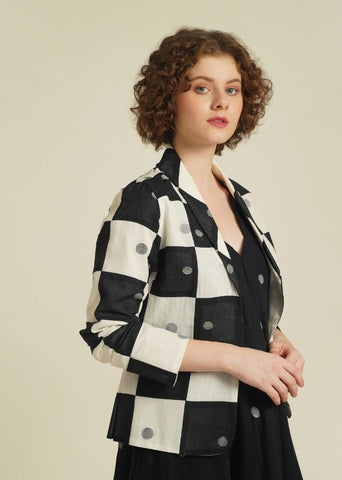 A Model Wearing Multicolor Pure Cotton Royale XX, curated by Only Ethikal