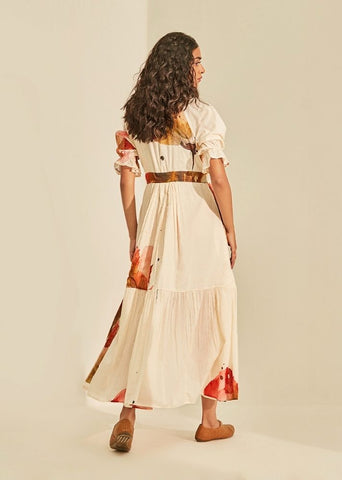 Wild Poppy Wrap Maxi Dress