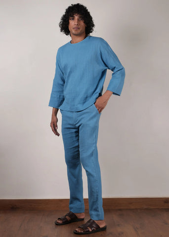 Men'S Blue Crush T-Shirt & Pants Set (2 Pcs)