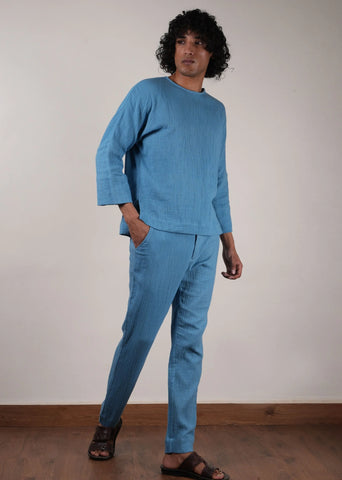 Men'S Blue Crush T-Shirt & Pants Set (2 Pcs)