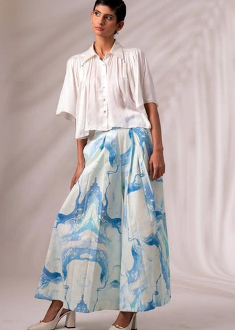 A Model Wearing Multicolor Modal Satin Joey Co-Ord Set, curated by Only Ethikal