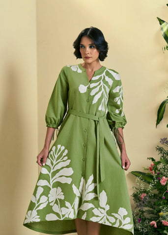Green Iris Dress