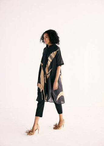 Shadow Leaf Kurta Set