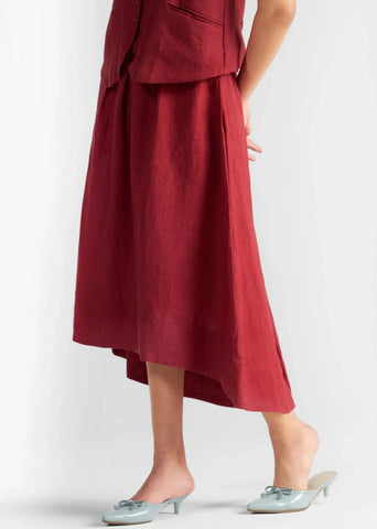 Afternoon Affair Crimson Co-Ord Set