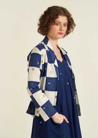 A Model Wearing Multicolor Pure Cotton Royale XXII, curated by Only Ethikal