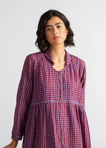 Table For Two Tea Plum Dress