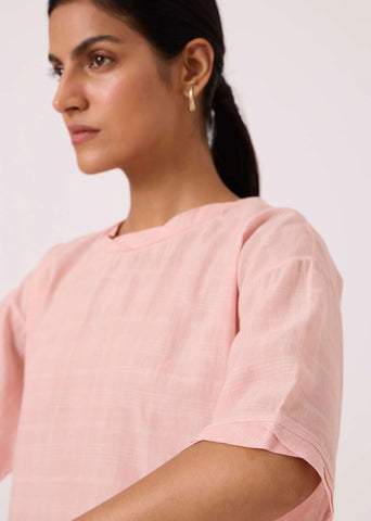 Laurie Pink Handwoven Top