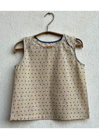 Unisex Organic Zoo Indigo Raidana Jhabla With Matching Pants