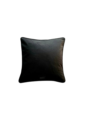 Black Nakpo Cotton Cushion Cover