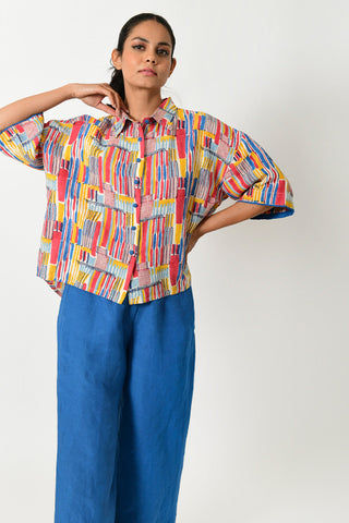 Scribble Linen Co-Ord Set