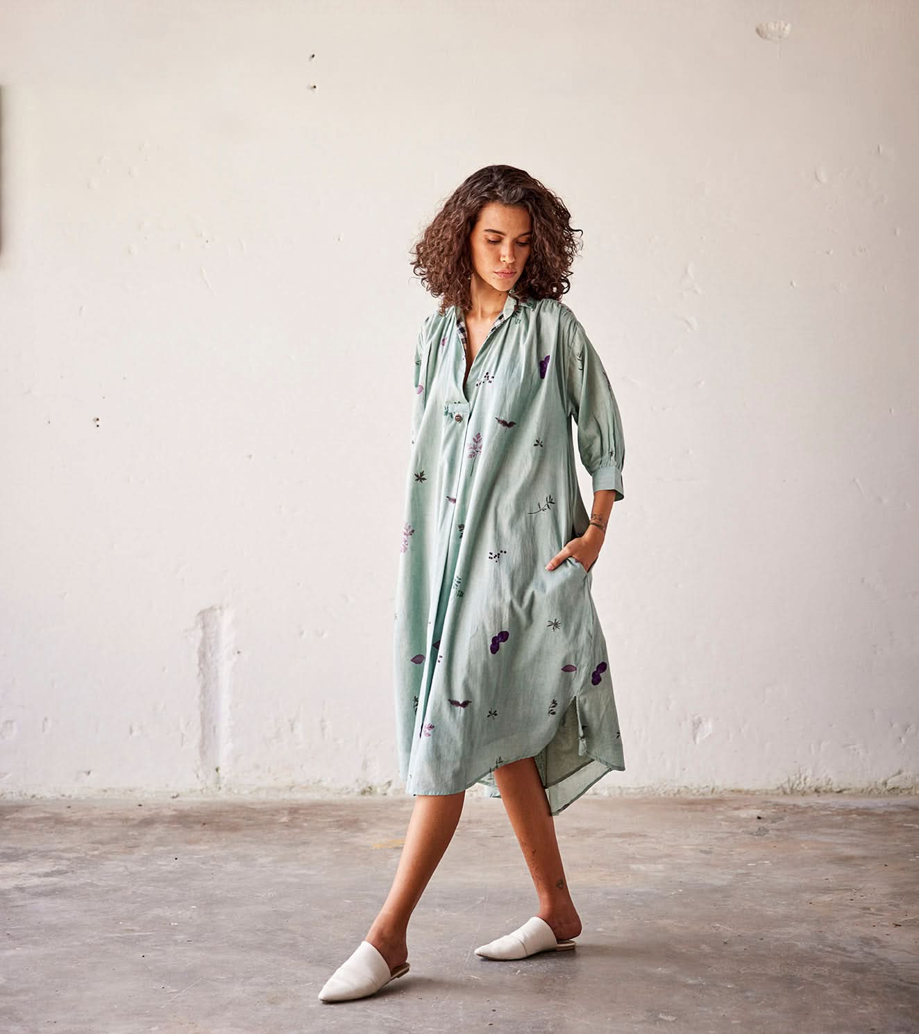 A Model Wearing Multicolor,Pure Cotton Magic Pop curated by Only Ethikal