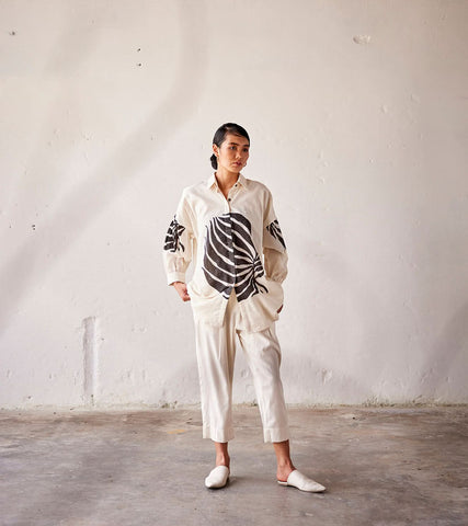 A Model Wearing Multicolor,Pure Cotton Summer Fling curated by Only Ethikal