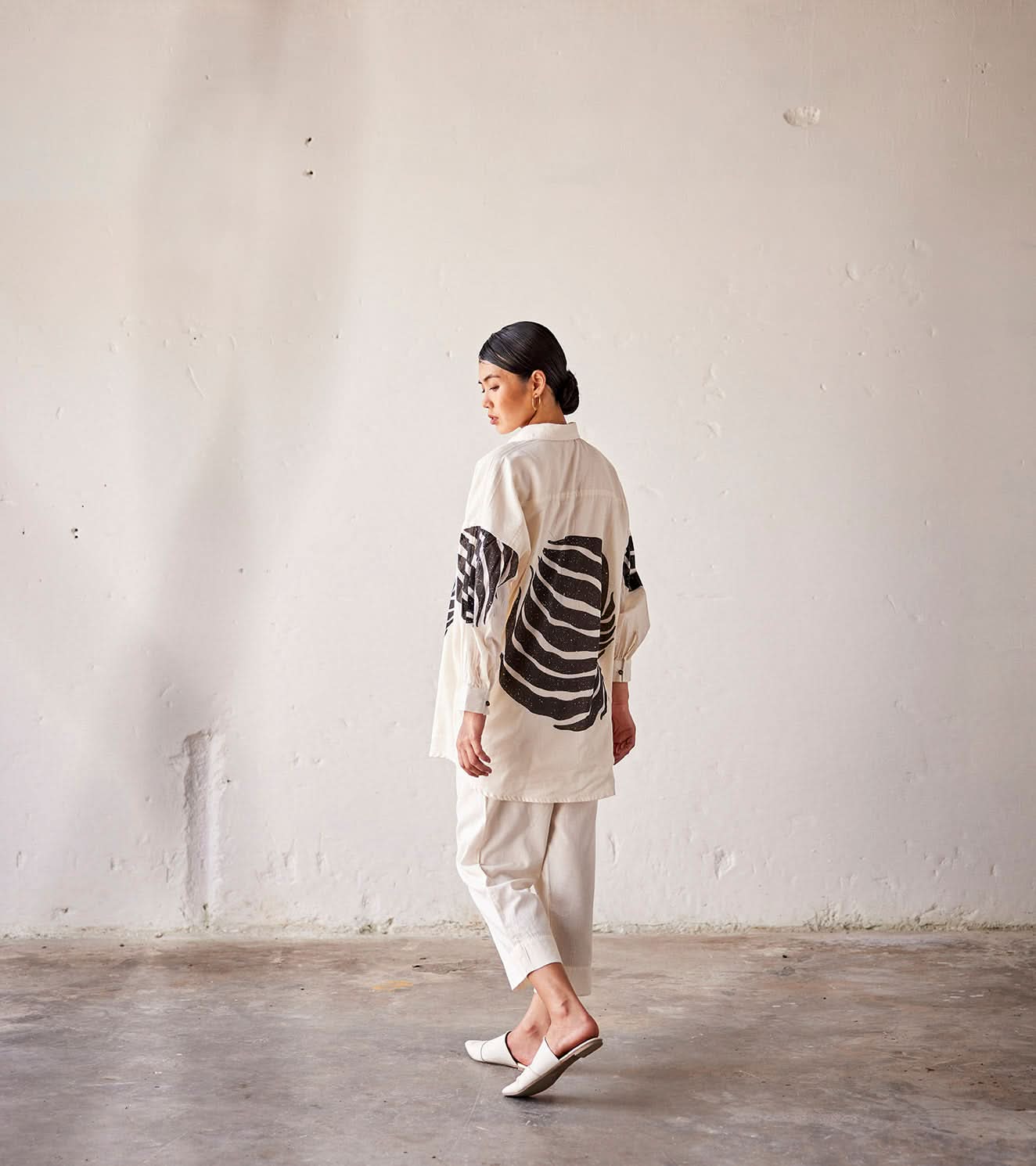A Model Wearing Multicolor,Pure Cotton Summer Fling curated by Only Ethikal