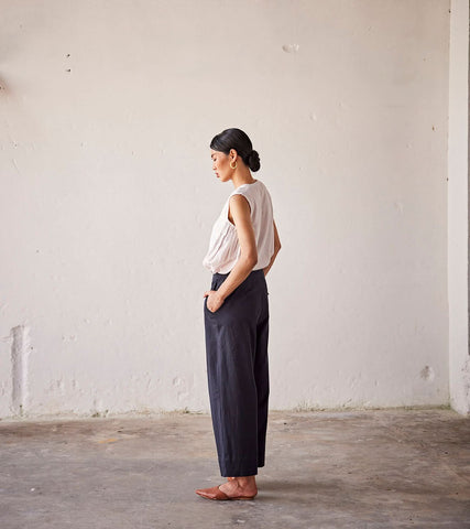 A Model Wearing Black Pure Cotton Game Night curated by Only Ethikal