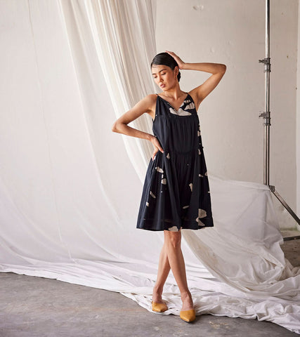 A Model Wearing Multicolor,Pure Cotton Summer's Night curated by Only Ethikal