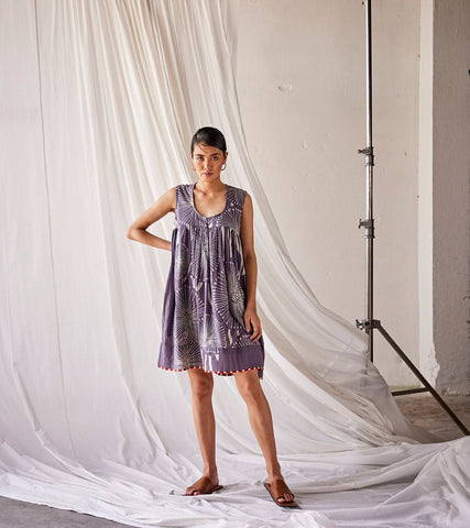 A Model Wearing Multicolor,Pure Cotton Riptide curated by Only Ethikal