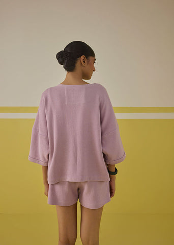 A Model Wearing Multicolor Organic Cotton Soul Sun Organic Cotton T-Shirt, curated by Only Ethikal