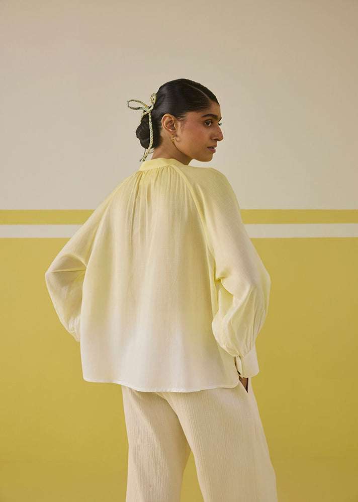 A Model Wearing Sunshine Sea Top, curated by Only Ethikal