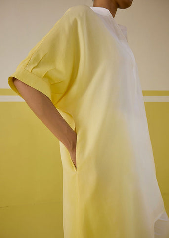 A Model Wearing Sunshine Sundae Kurta Top, curated by Only Ethikal
