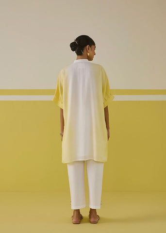 A Model Wearing Sunshine Sundae Kurta Top, curated by Only Ethikal